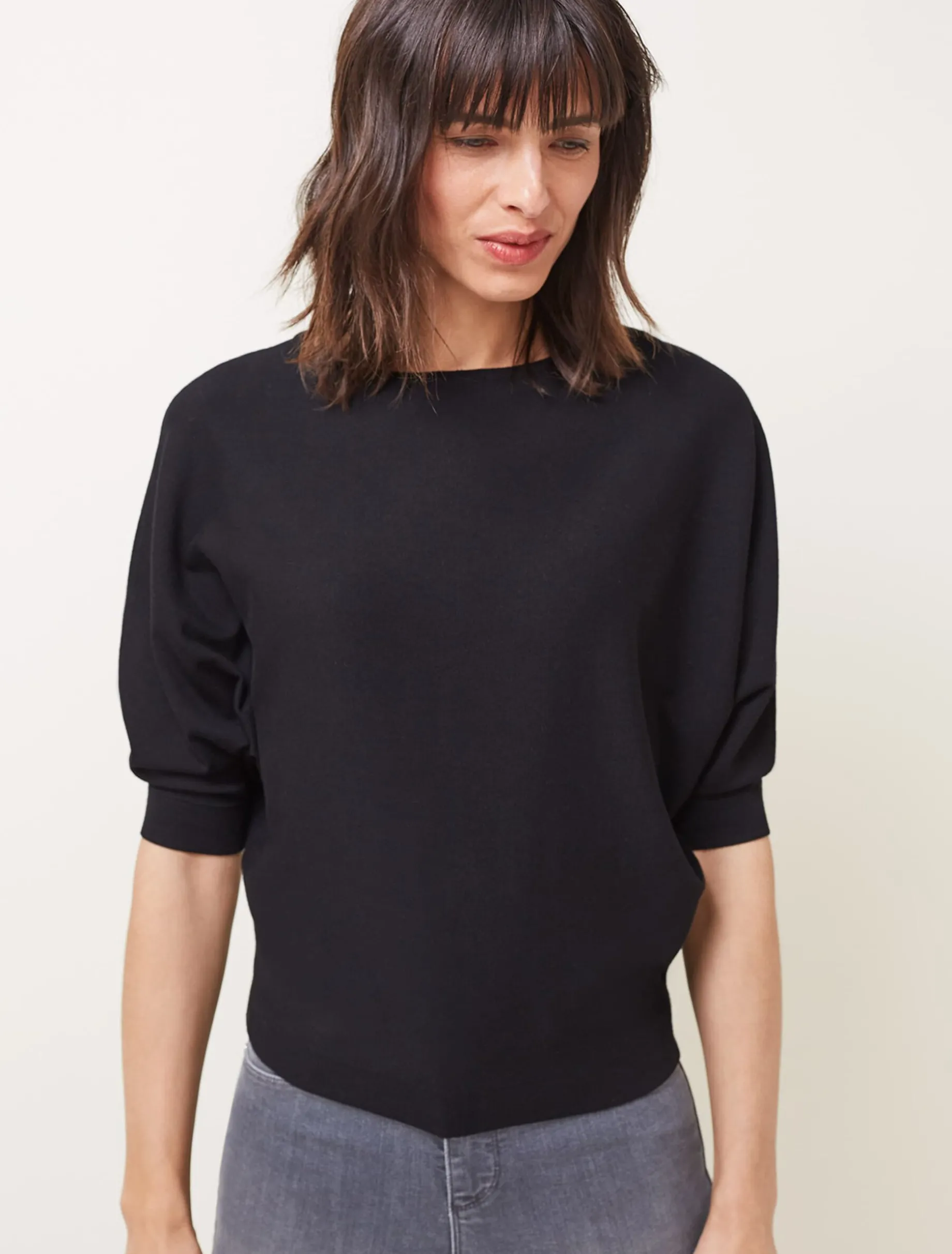 Cristine Batwing Fine Knit Jumper