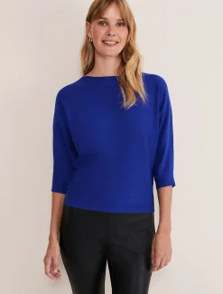 Cristine Batwing Fine Knit Jumper