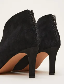 Cut Out Heeled Boots