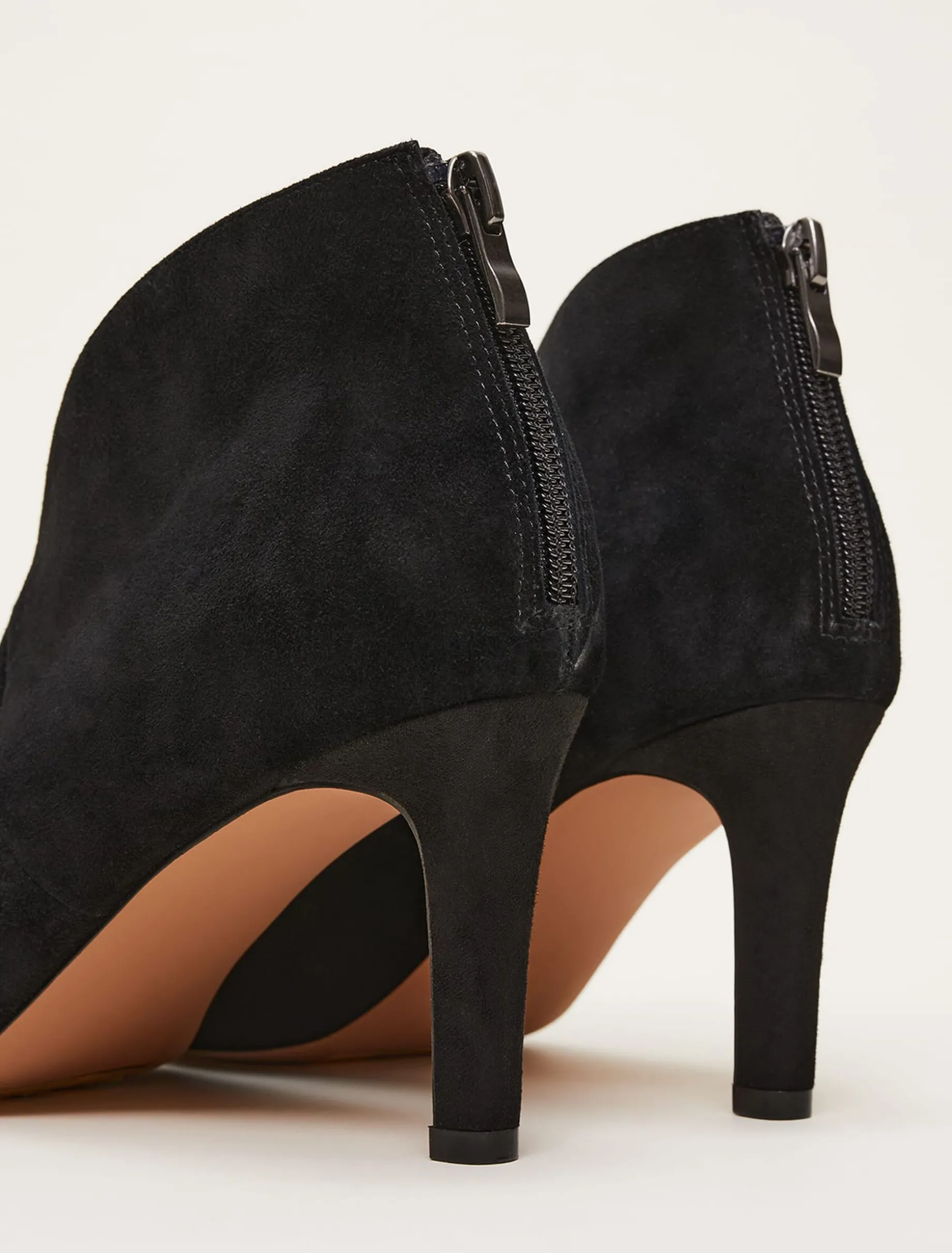 Cut Out Heeled Boots