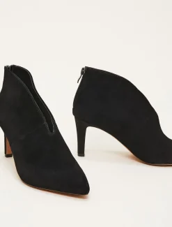 Cut Out Heeled Boots