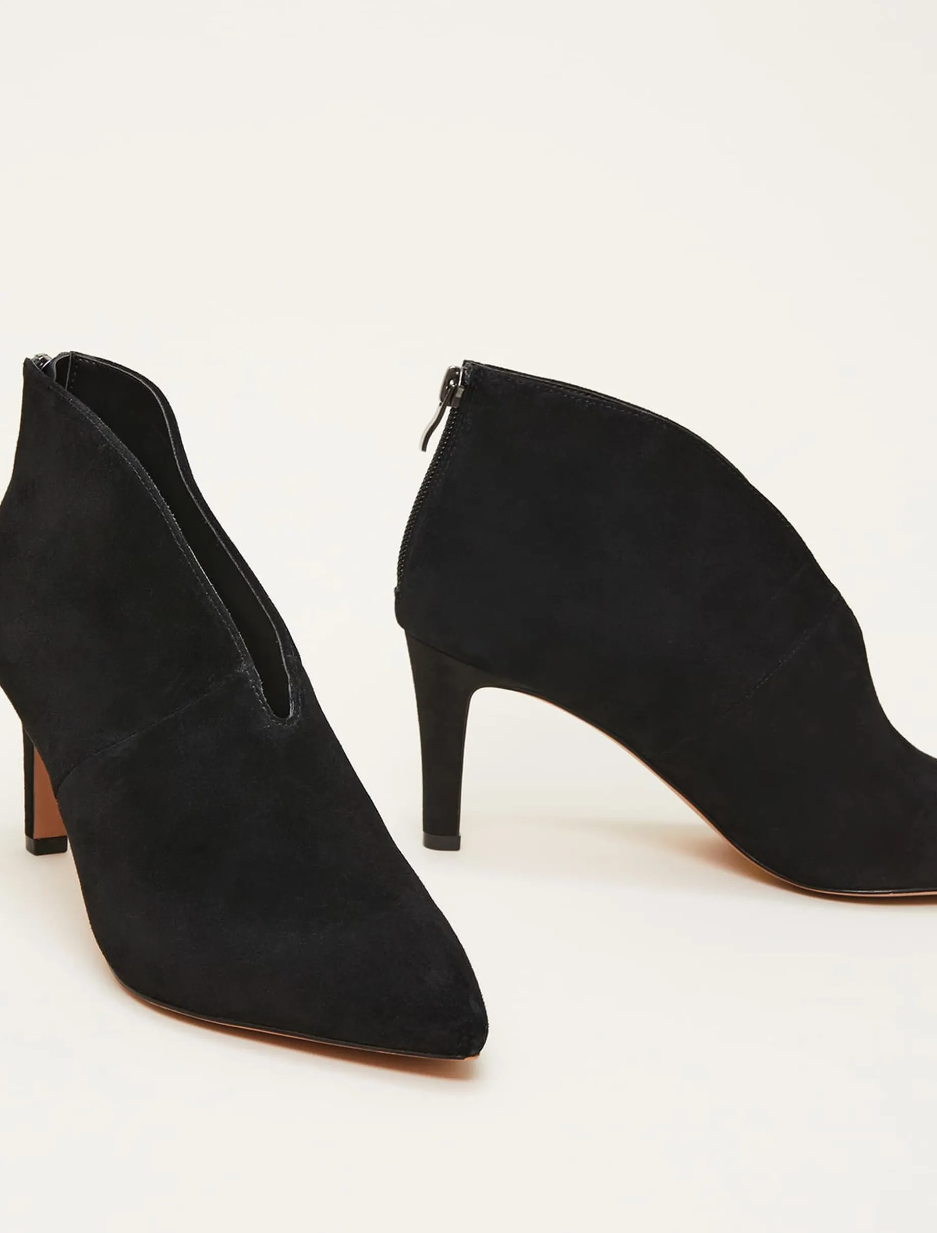 Cut Out Heeled Boots