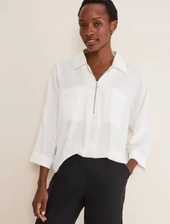 Cynthia Zip Front Shirt
