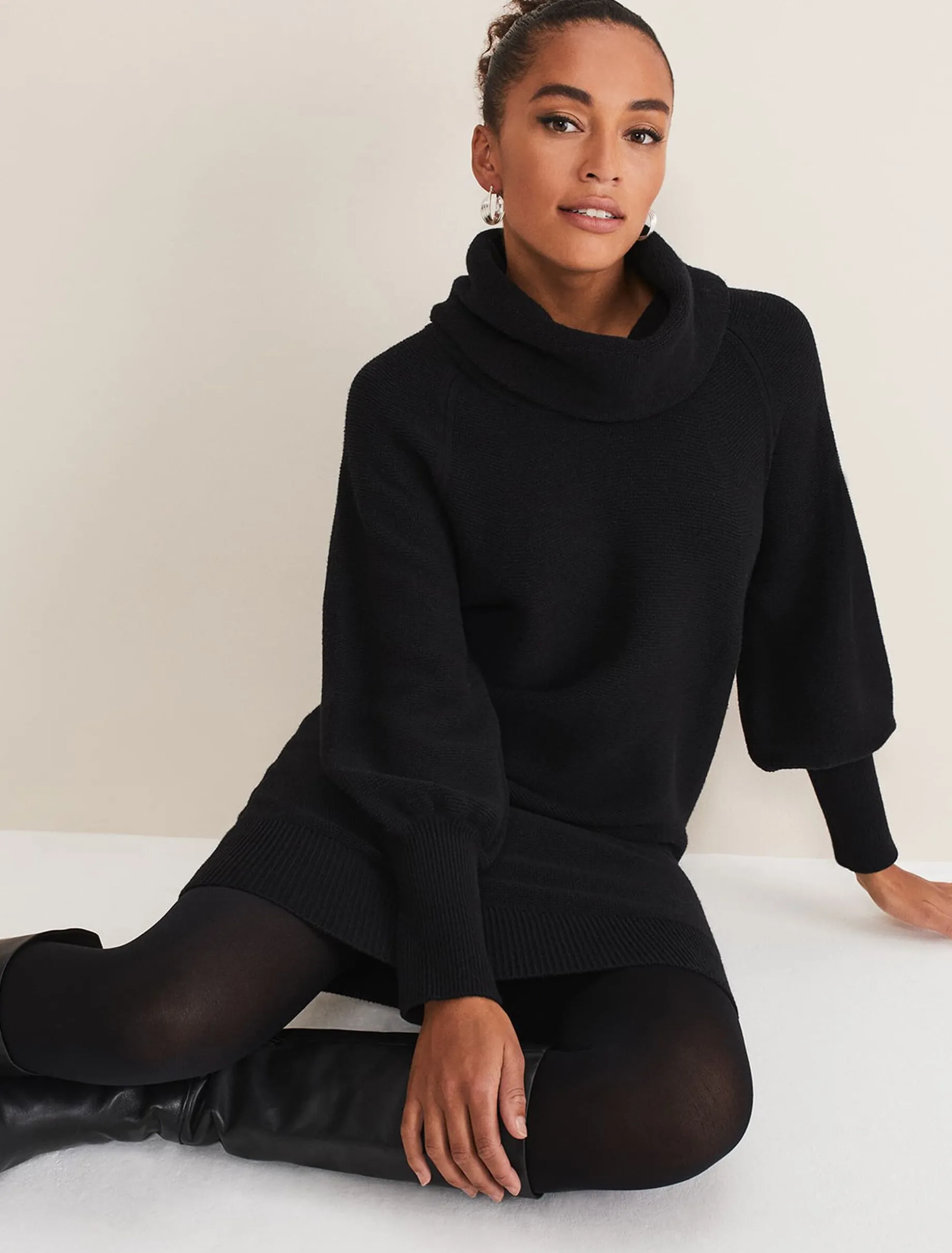 Dahlie Cowl Neck Dress