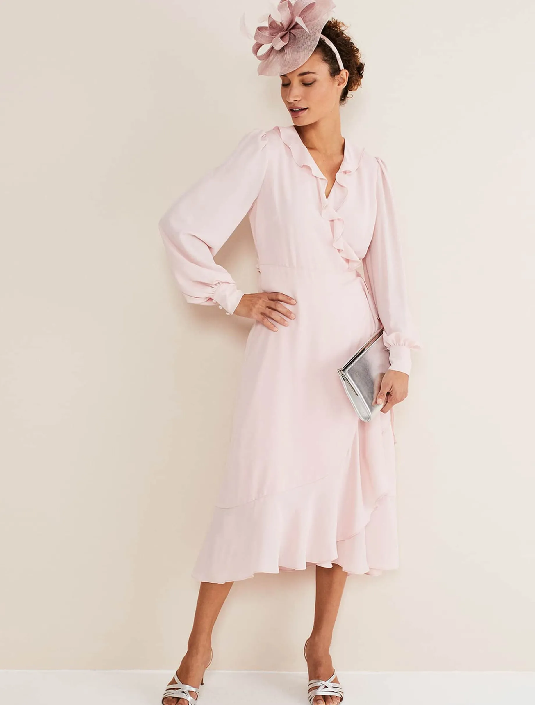 Daisie Frill Ruffle Midi Dress