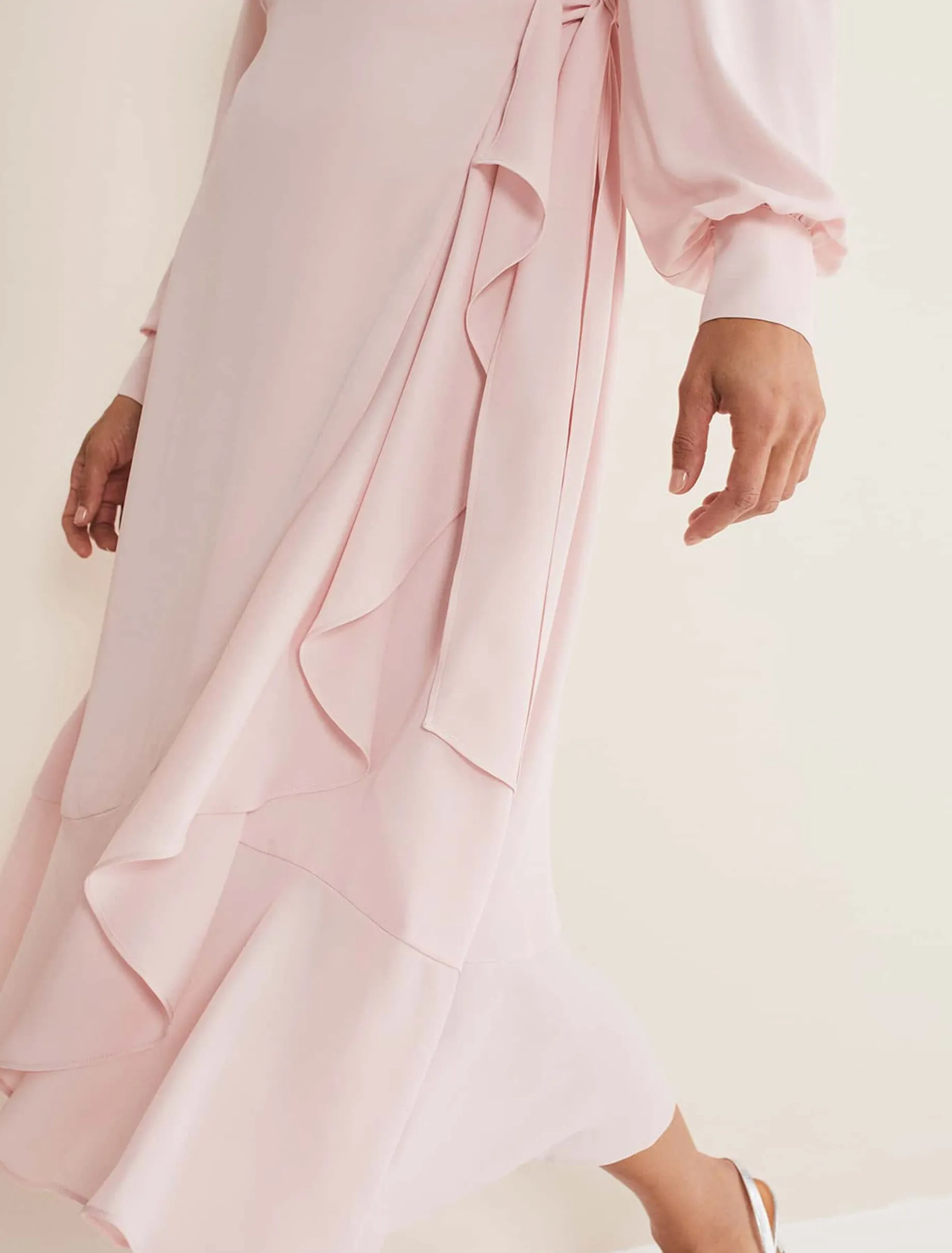 Daisie Frill Ruffle Midi Dress