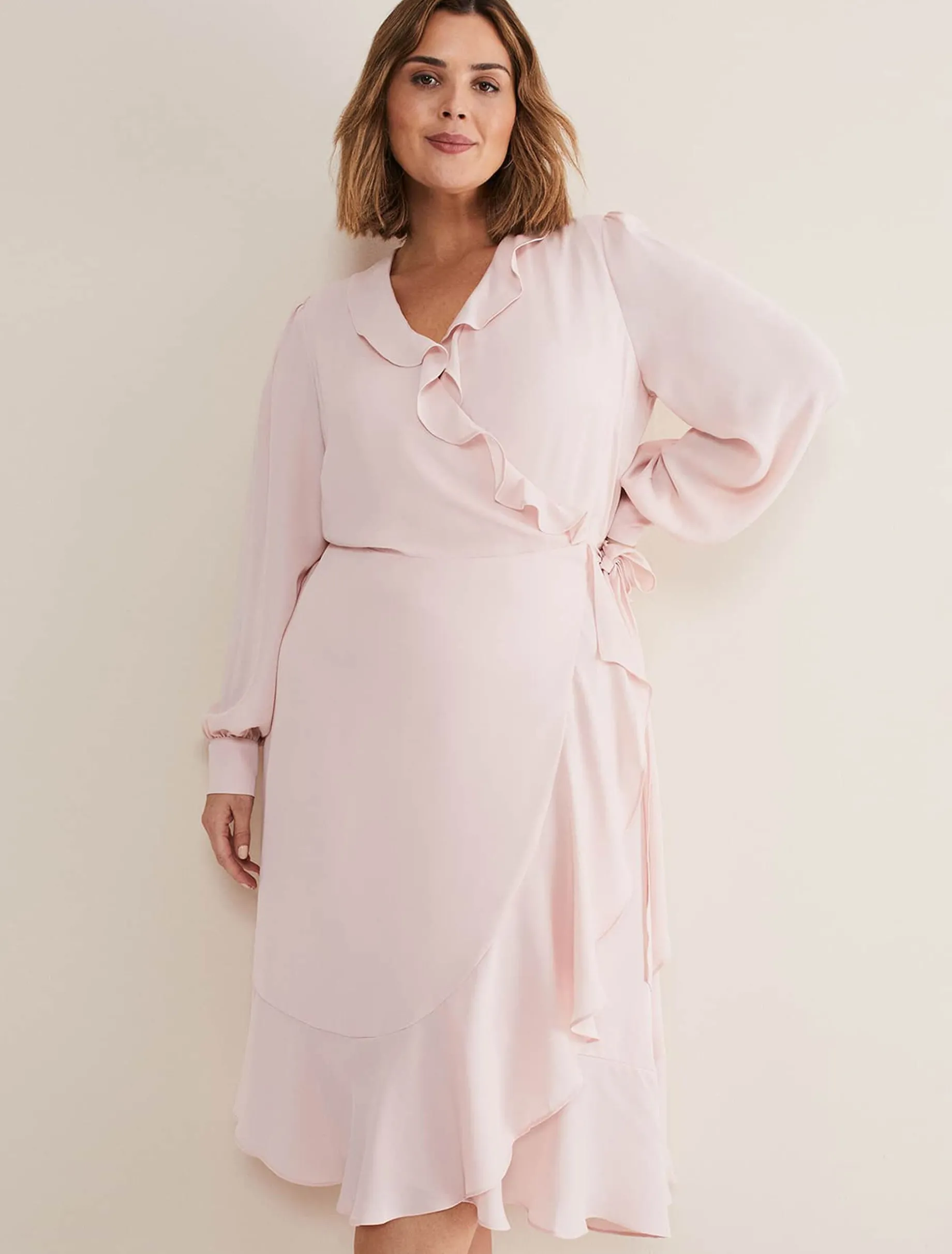 Daisie Frill Ruffle Midi Dress