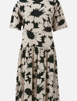Daisy Print Swing Dress