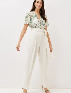 Dani Floral Print Wide Leg Jumpsuit