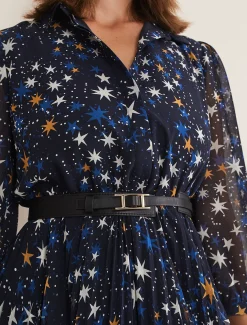 Dani Star Pleated Dress