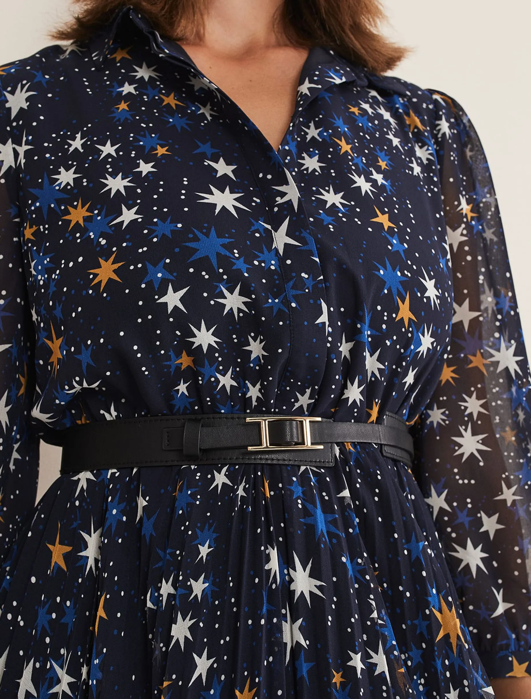 Dani Star Pleated Dress