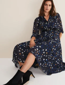 Dani Star Pleated Dress