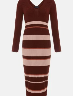 Dani Striped Midi Dress