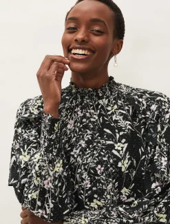 Daphne Floral Frill Blouse