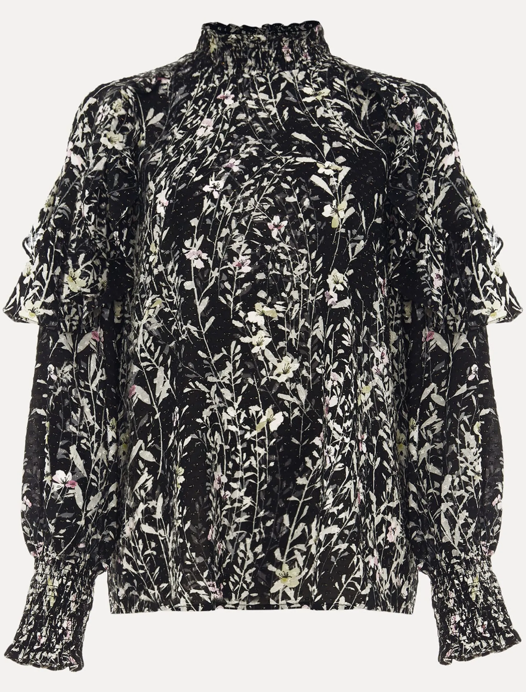 Daphne Floral Frill Blouse