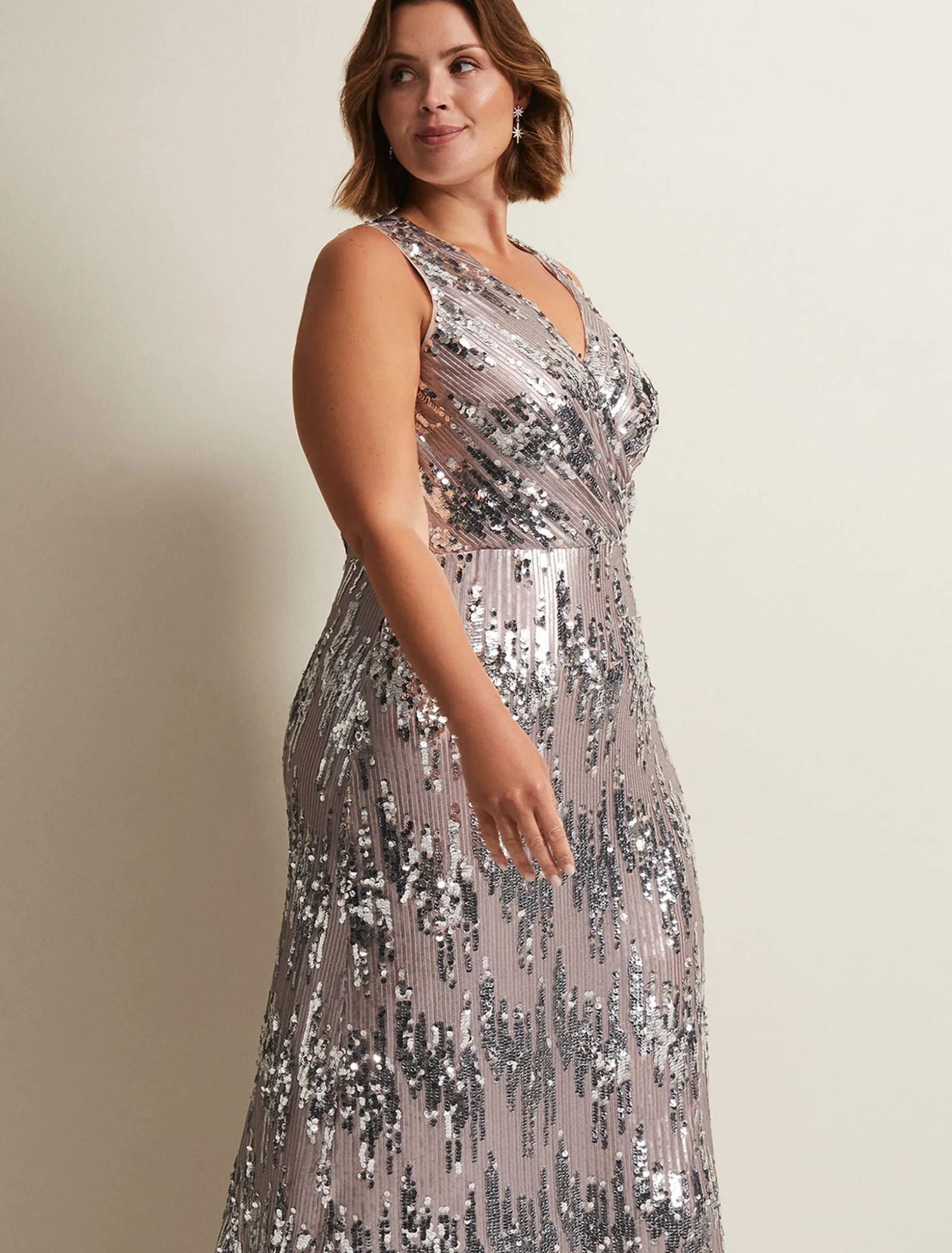 Daphne Sequin Maxi Dress