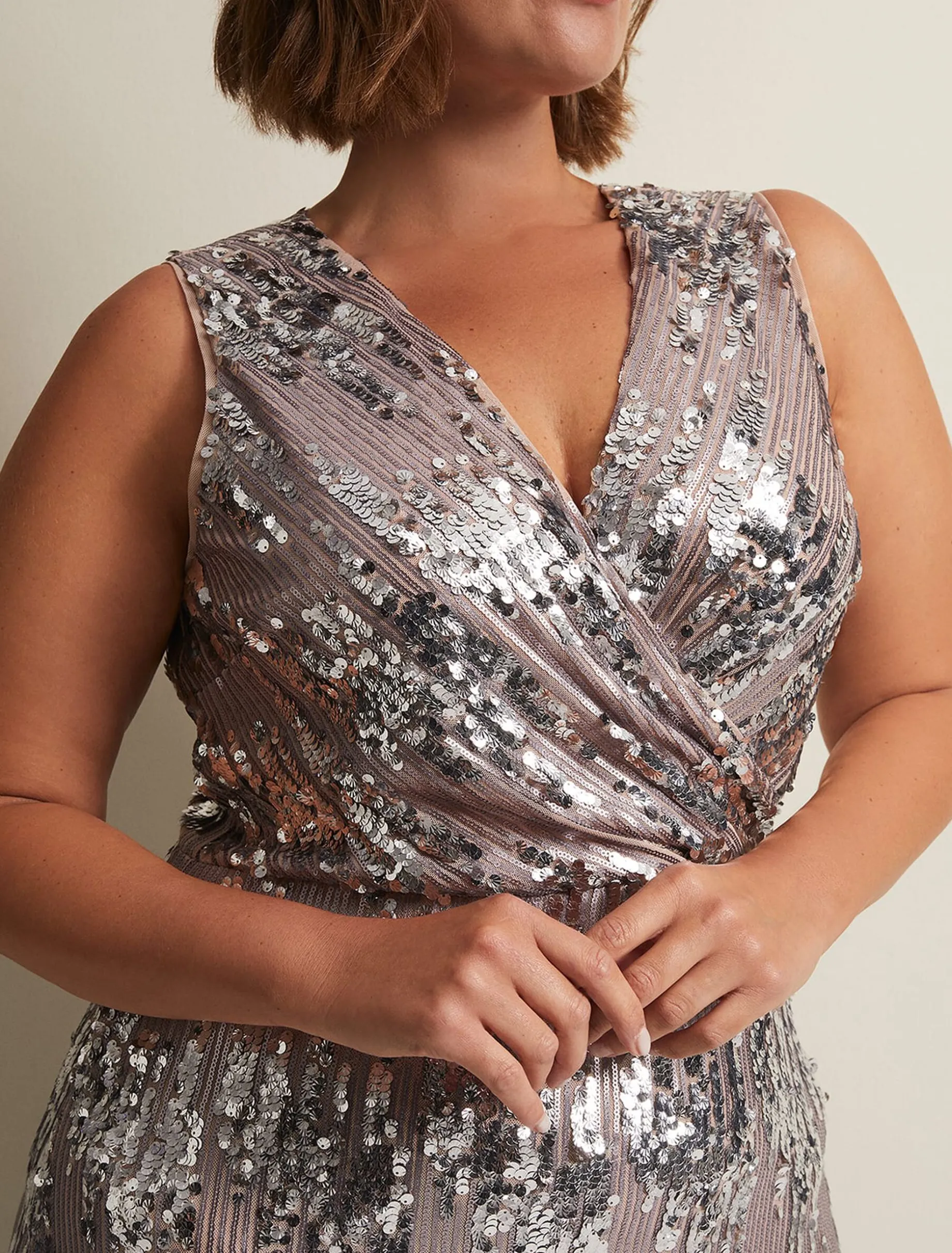 Daphne Sequin Maxi Dress