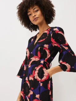 Darcey Floral Textured Tapered Jumpsuit