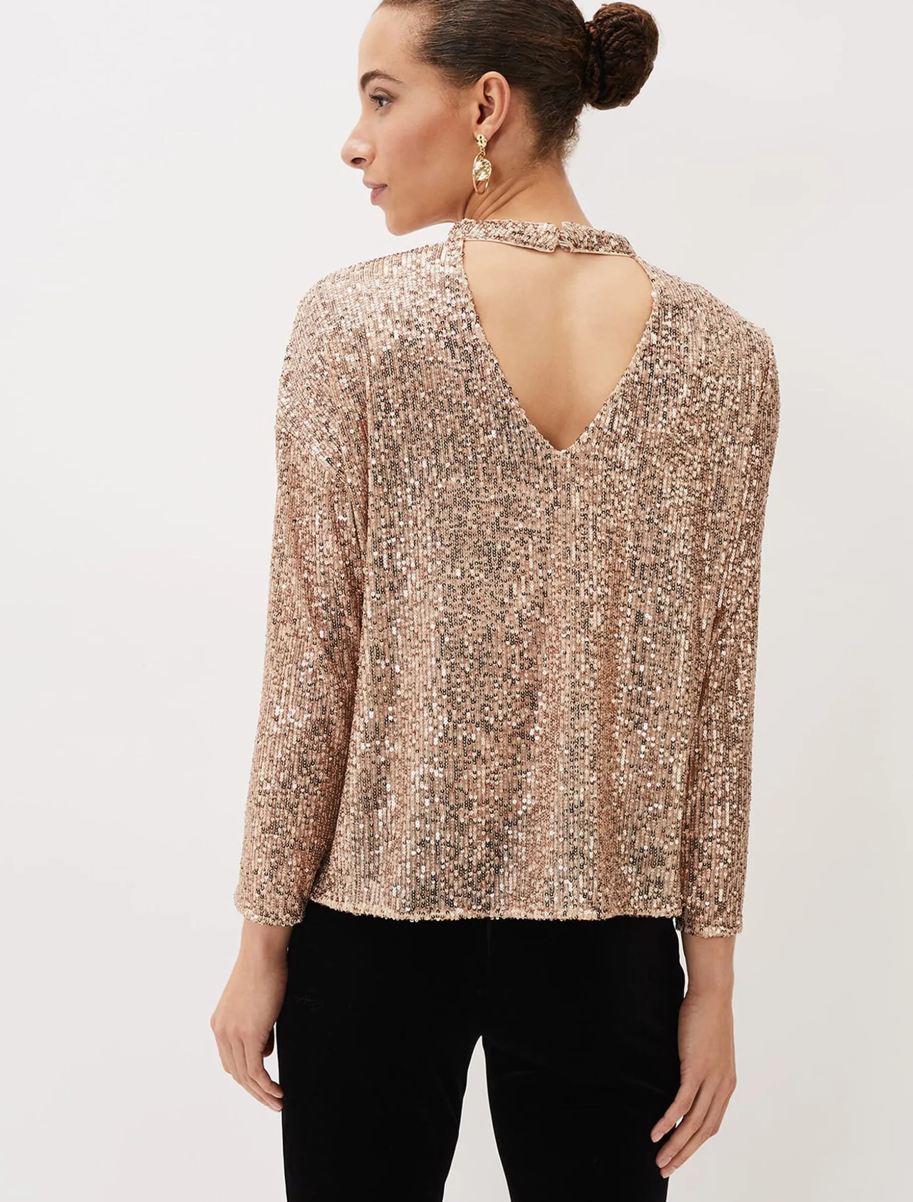 Dhara Sequin Blouse