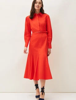 Diana Belted Shirt Dress