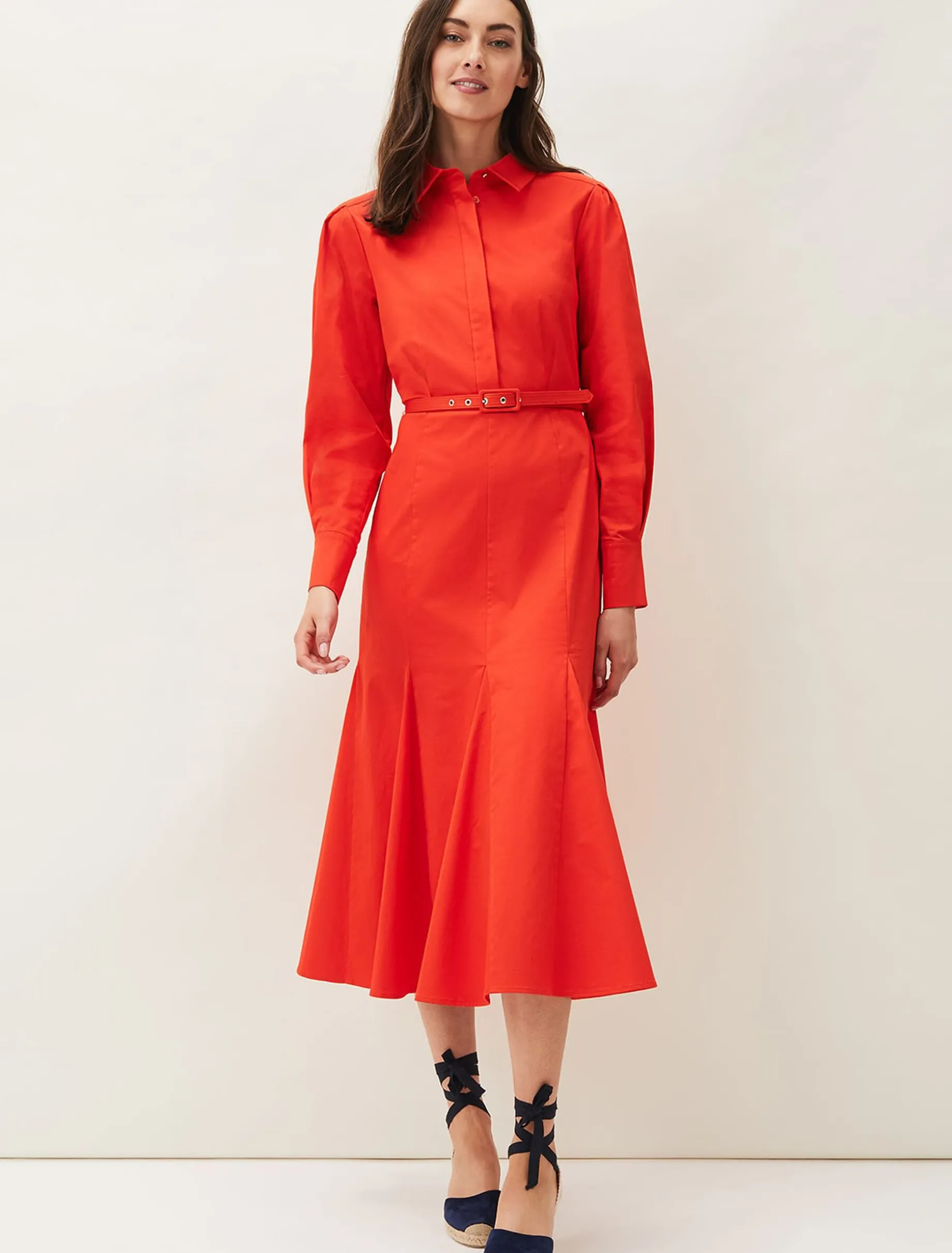 Diana Belted Shirt Dress