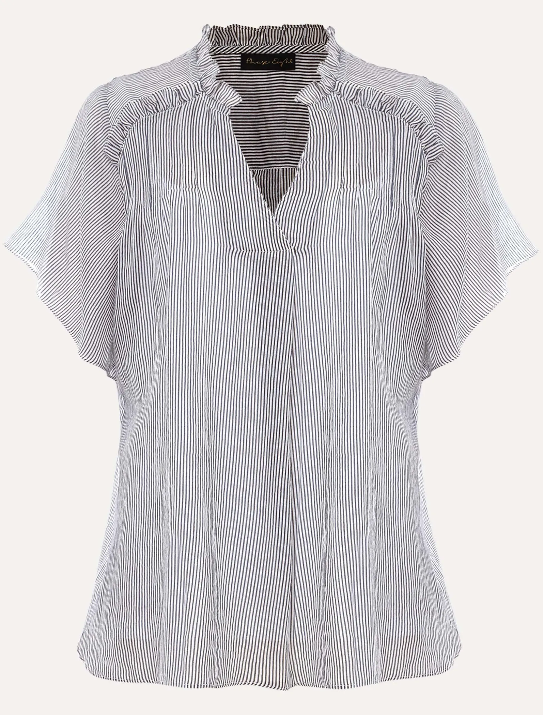 Diya Frill Stripe Blouse