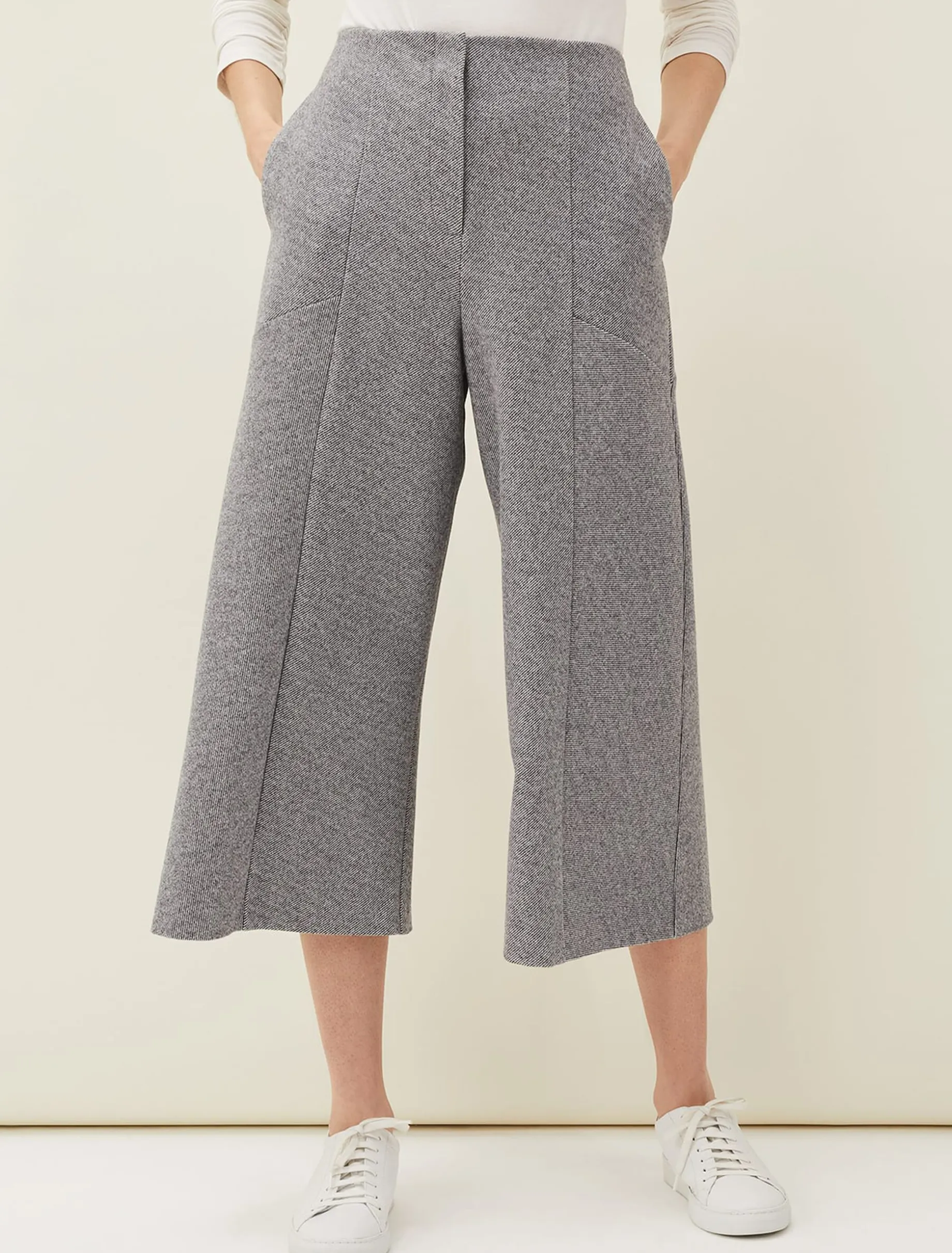 Diza Herringbone Culottes