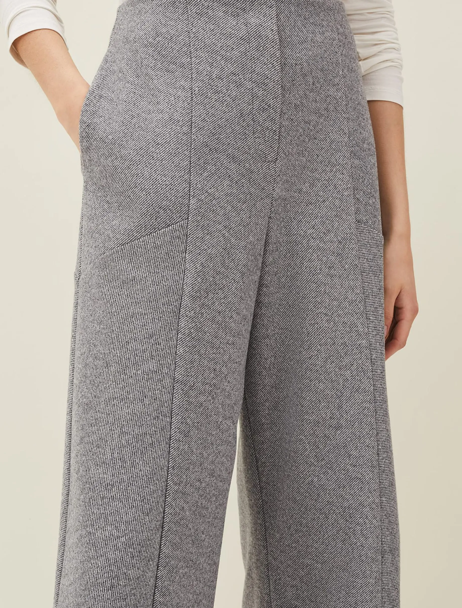 Diza Herringbone Culottes