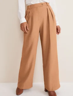 Dola Wide Leg Boucle Trouser