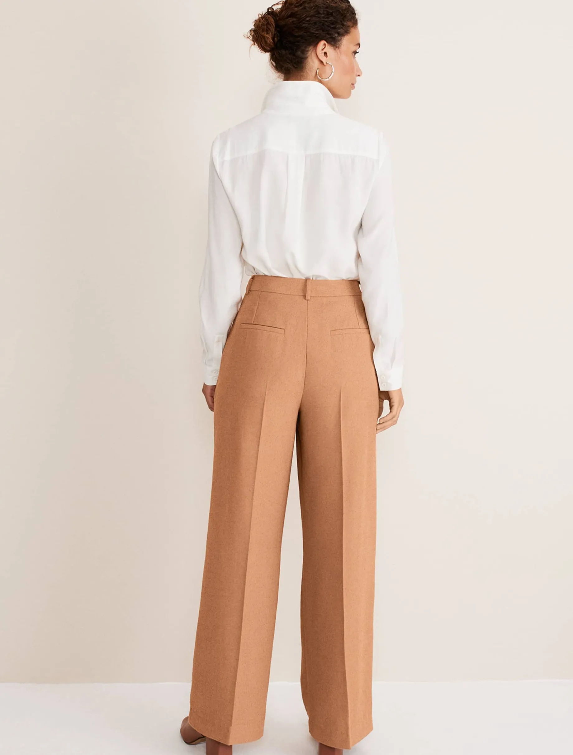 Dola Wide Leg Boucle Trouser