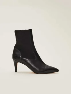 Dolly Leather Sock Boots