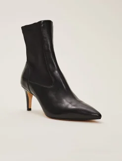 Dolly Leather Sock Boots