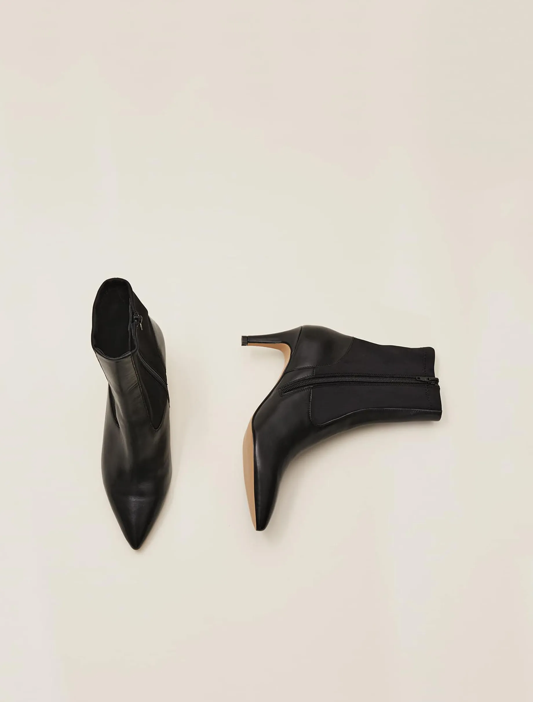 Dolly Leather Sock Boots