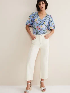 Donda Floral Ruched Top