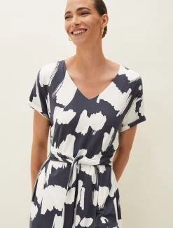 Dotterel Abstract Print Dress