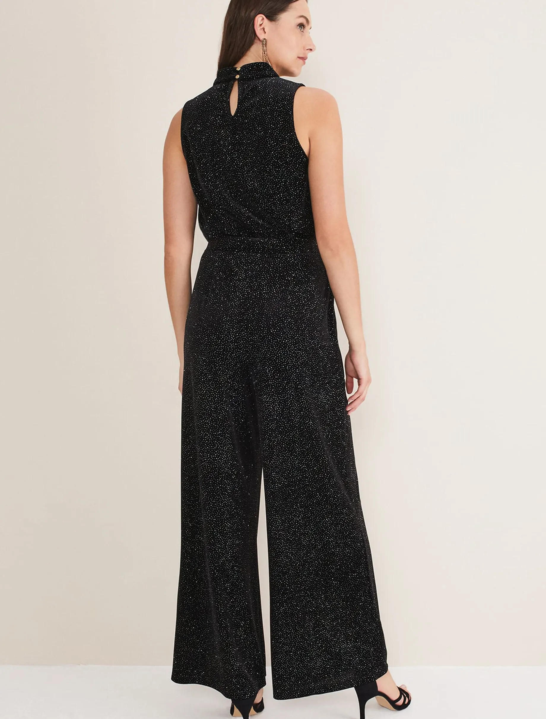 Dove Glitter Velvet Trouser