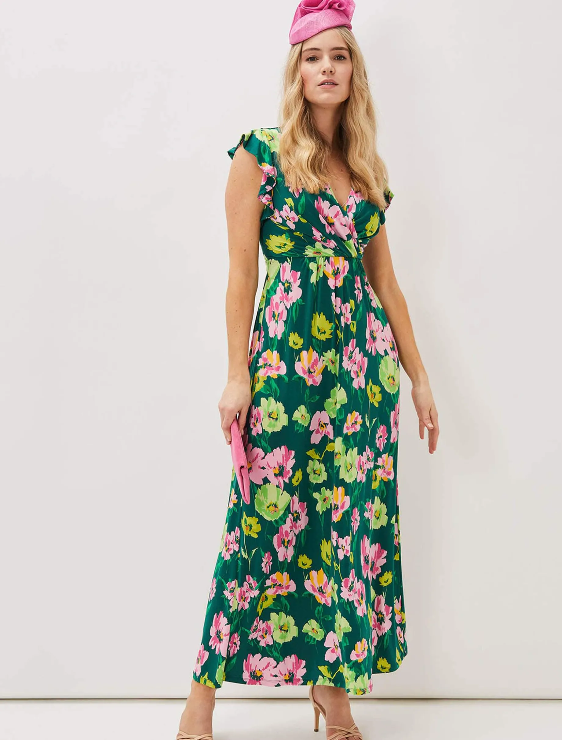 Effie Floral Jersey Maxi Dress