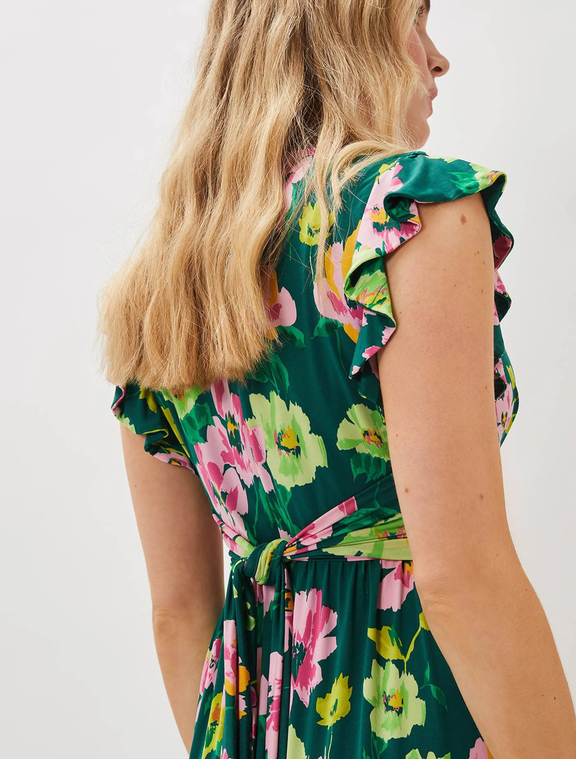 Effie Floral Jersey Maxi Dress