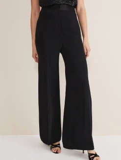 Elandra Wide Leg Tux Trousers