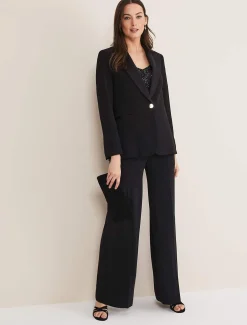Elandra Wide Leg Tux Trousers