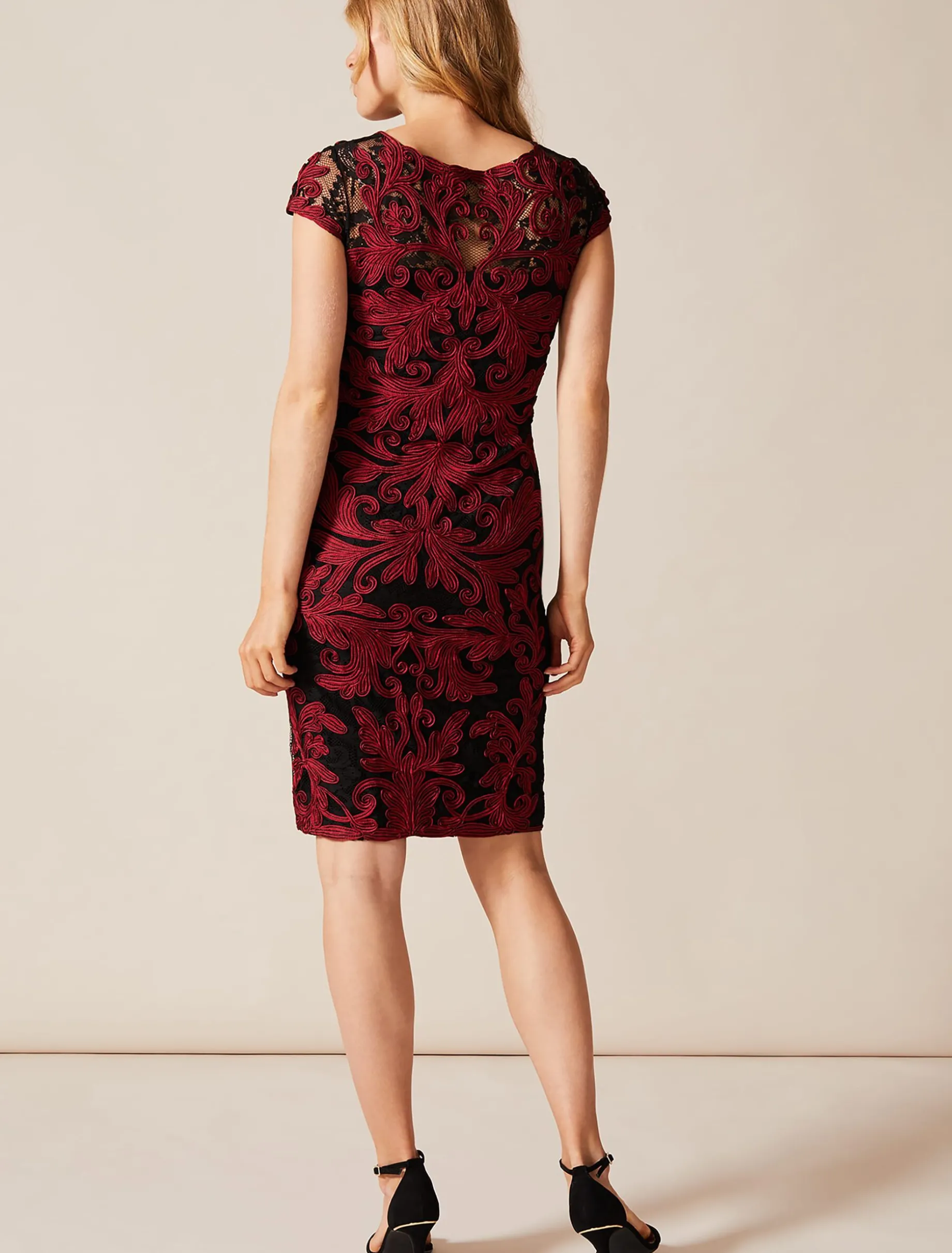Eldora Tapework Lace Dress