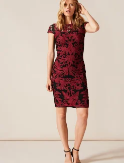 Eldora Tapework Lace Dress