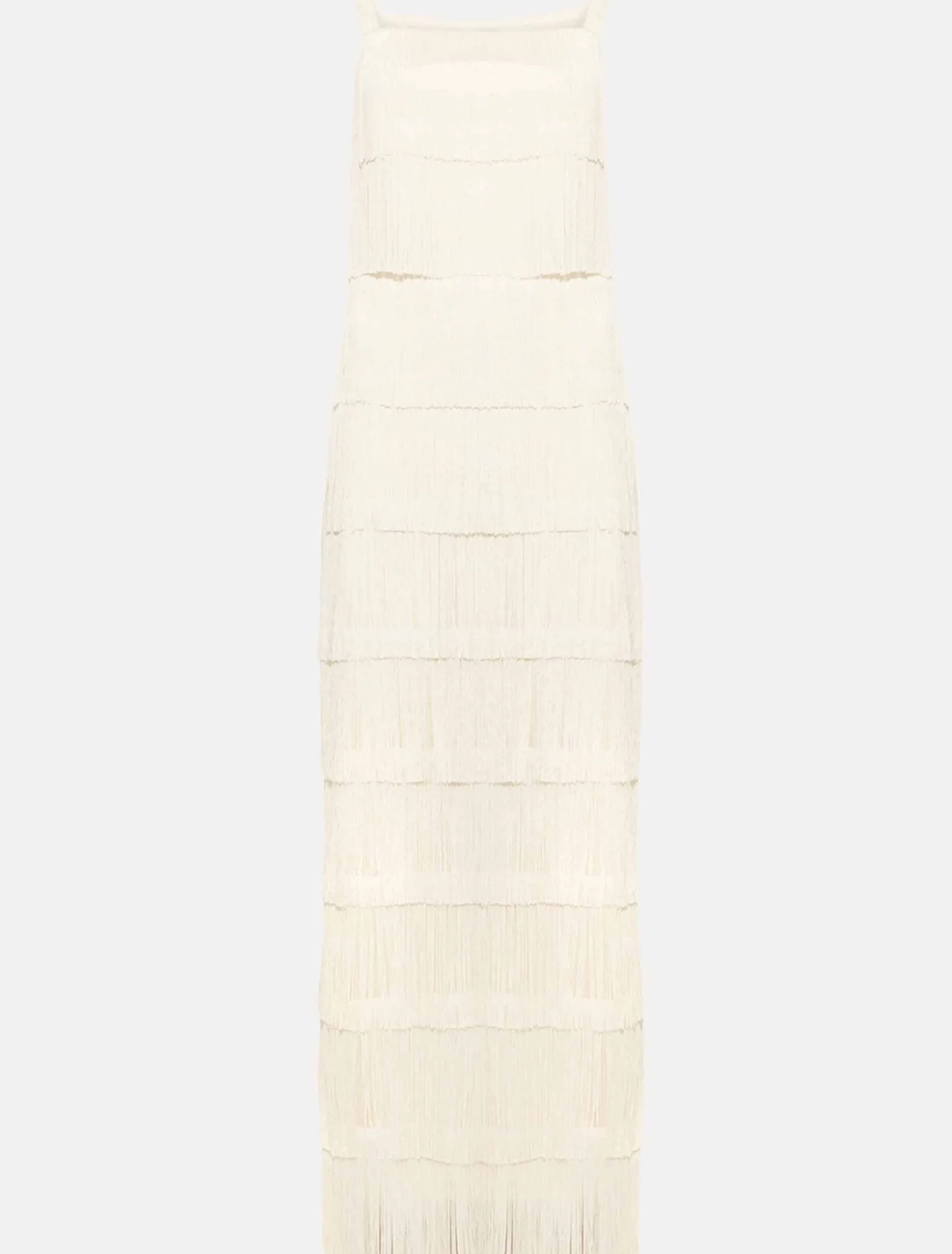 Elecia Fringe Wedding Dress