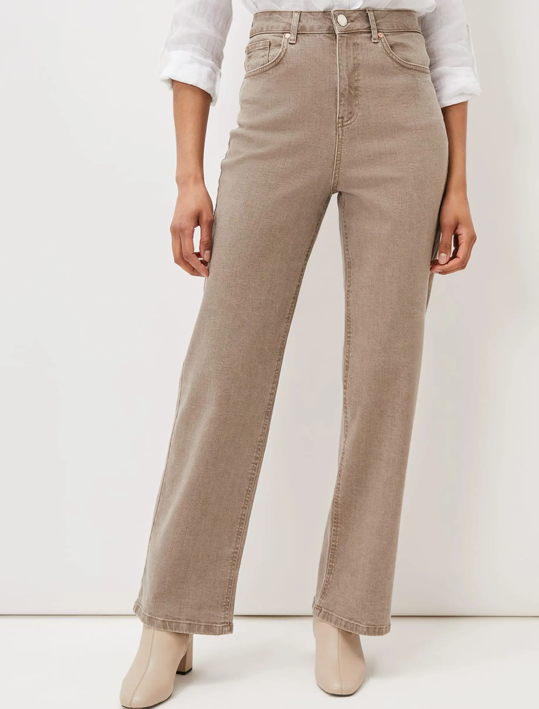 Eleyana Clay Dye Wide Leg Jean