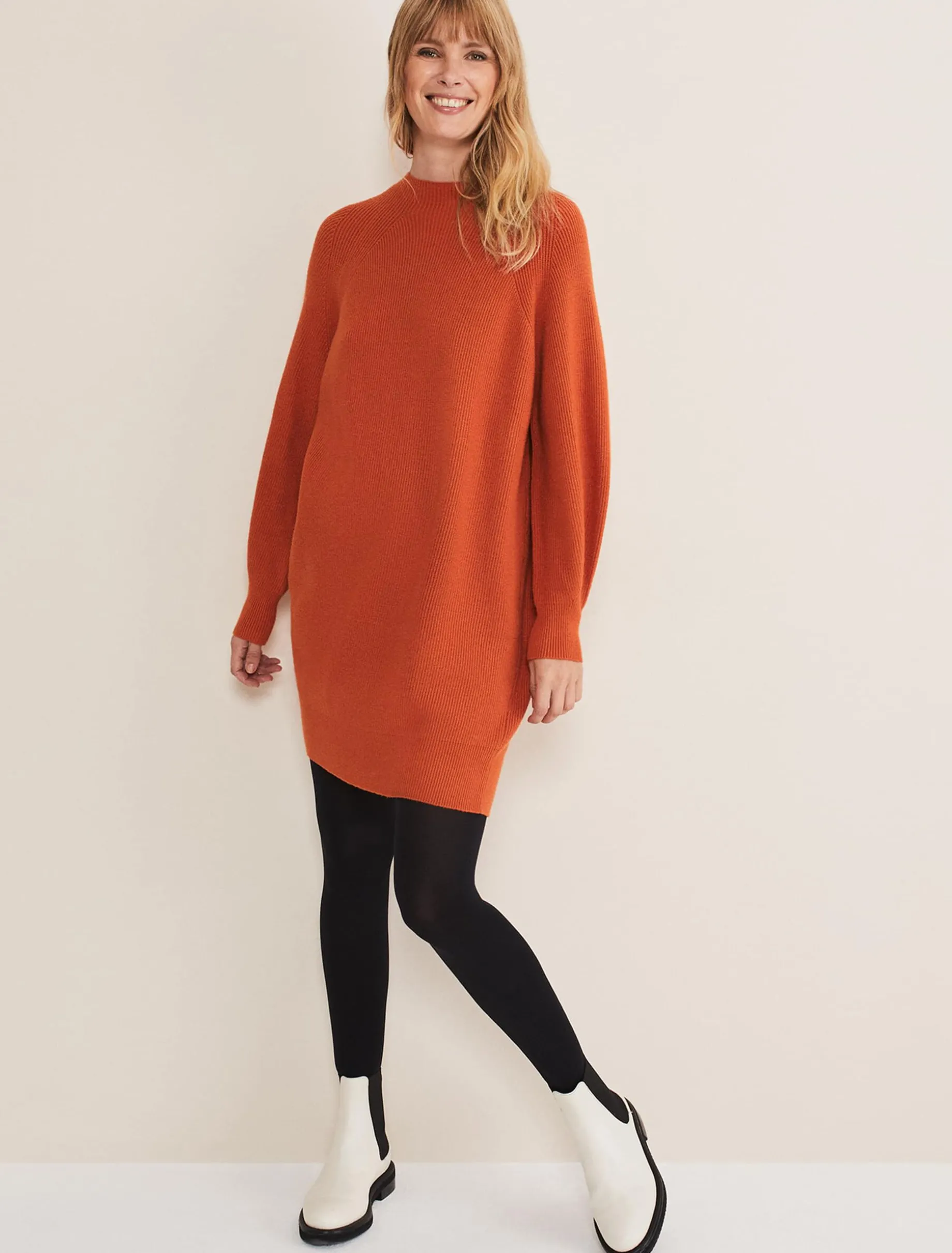 Eliana Knitted Jumper Dress