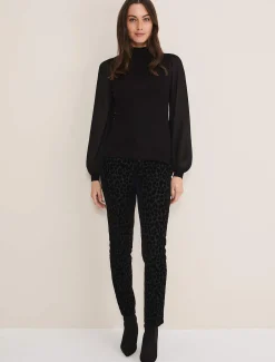 Eliza Chiffon Sleeve Knit