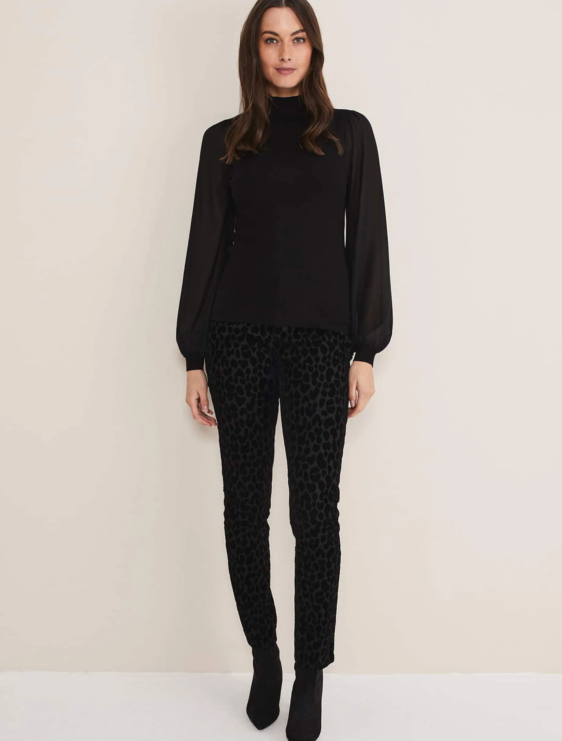 Eliza Chiffon Sleeve Knit