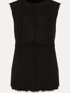 Ella Longline Reversible Faux Fur Gilet