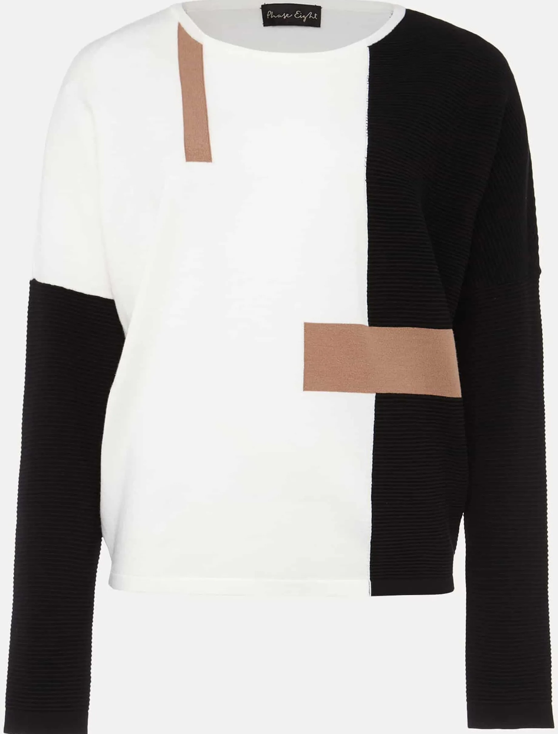 Ellan Colourblock Fine Knit Jumper
