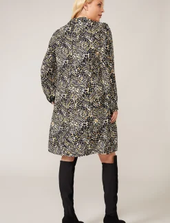 Elle Printed Swing Dress